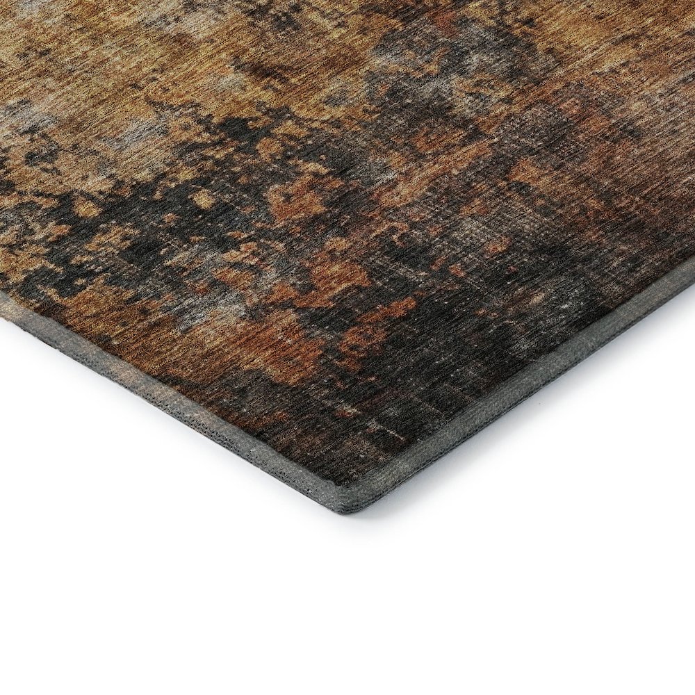 Premium Machine Washable Mayfield AMF1210 Paprika 8' x 10' Rug. Picture 3