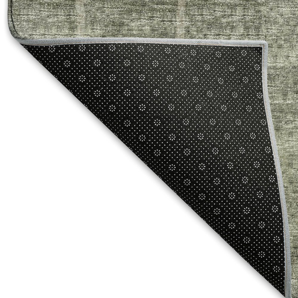 Premium Machine Washable Mayfield  Olive 8' x 10' Rug. Picture 2