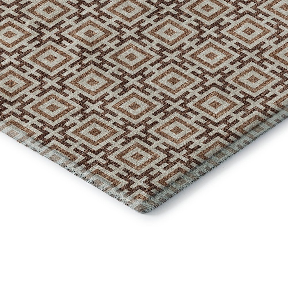 Premium Machine Washable Mayfield  Paprika 8' x 10' Rug. Picture 3