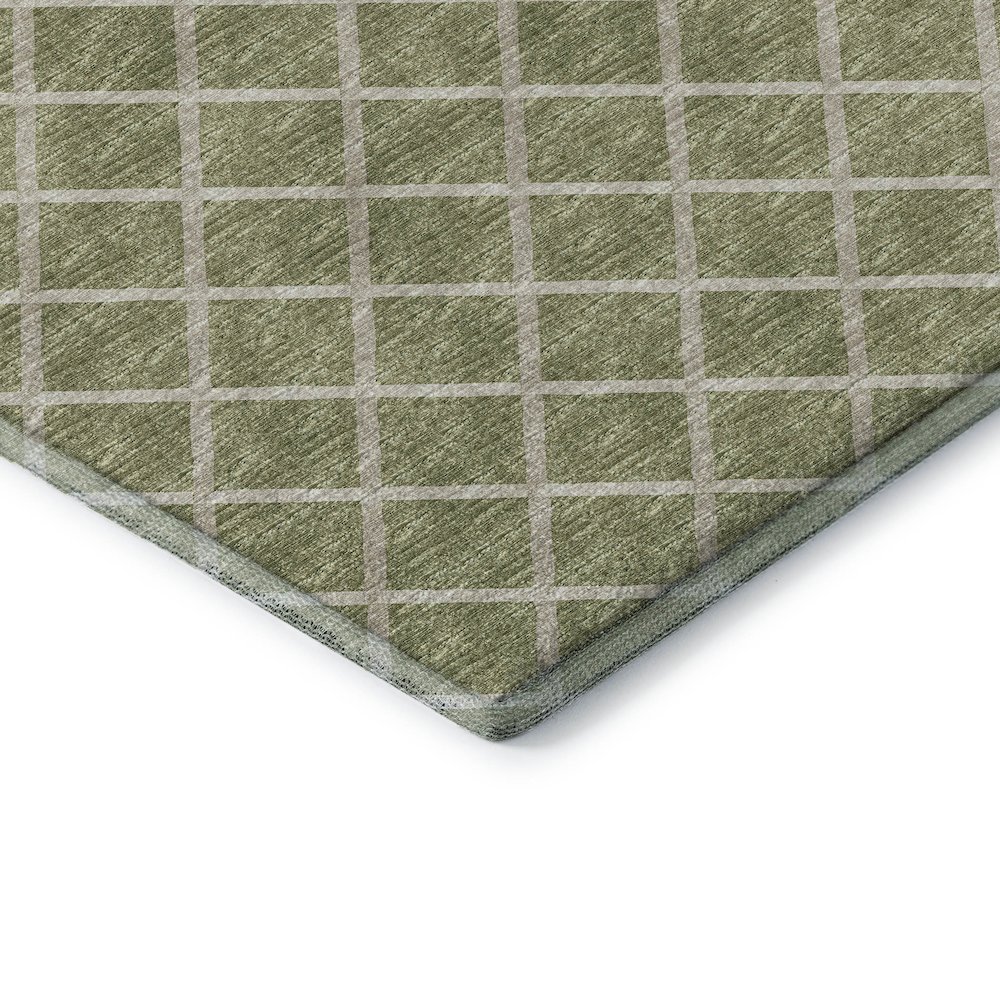Premium Machine Washable Mayfield  Aloe 8' x 10' Rug. Picture 3