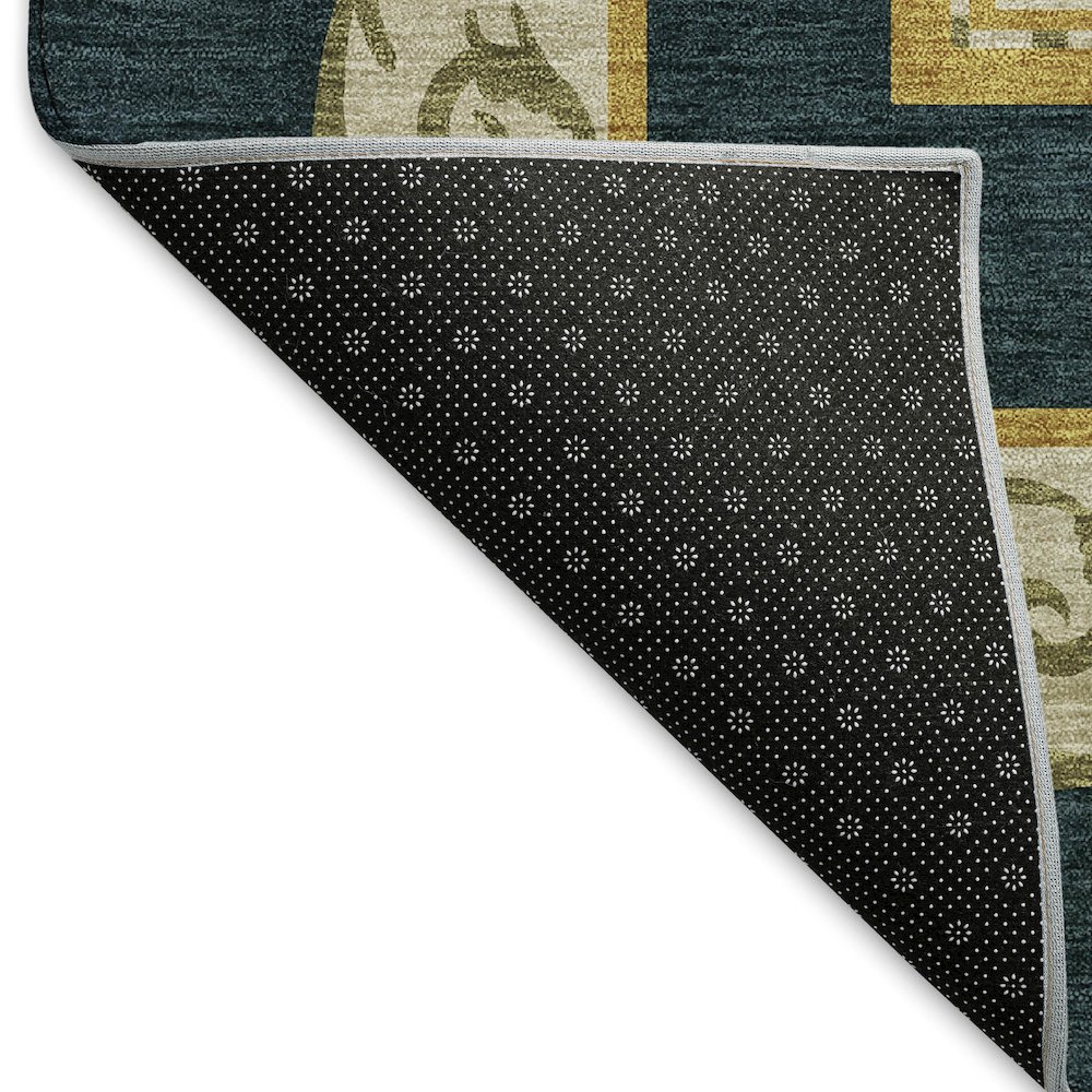 Premium Machine Washable Mayfield  Midnight 8' x 10' Rug. Picture 2