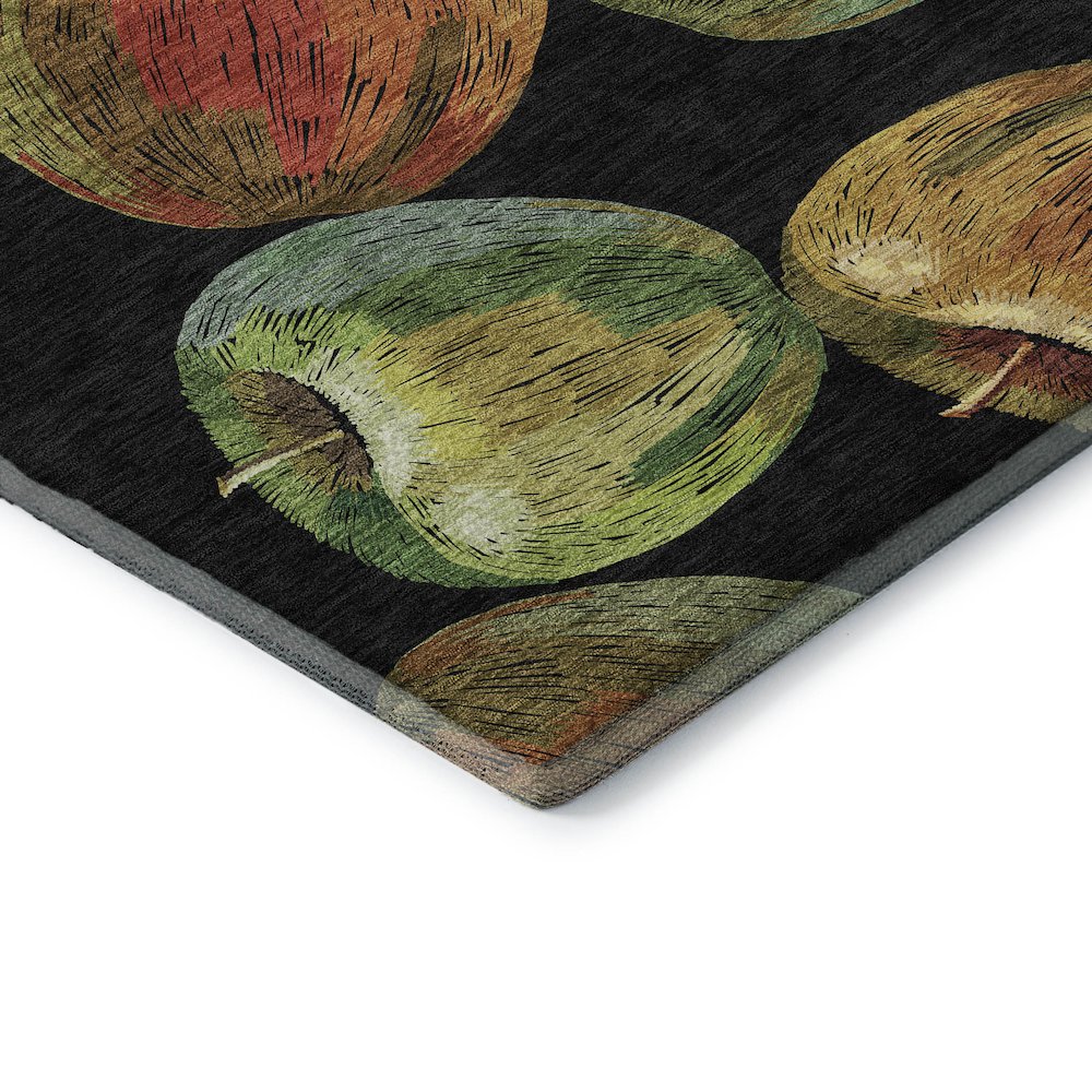 Premium Machine Washable Mayfield  Midnight 8' x 10' Rug. Picture 3