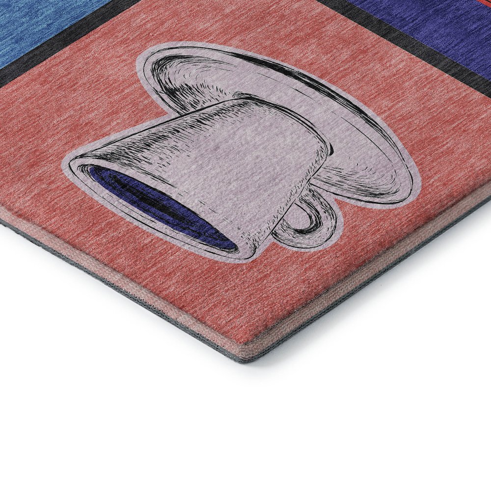 Premium Machine Washable Mayfield  Kaleidoscope 8' x 10' Rug. Picture 3