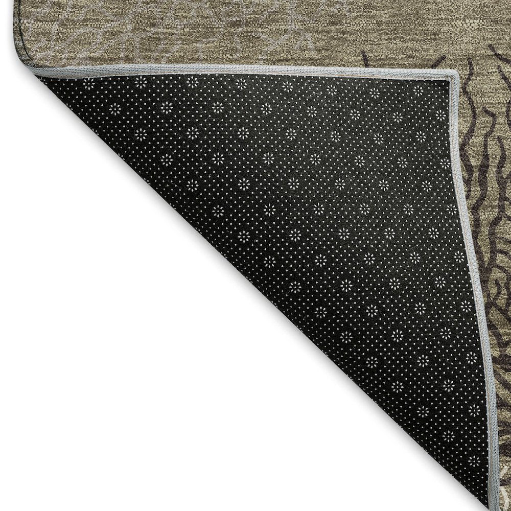 Premium Machine Washable Mayfield  Latte 8' x 10' Rug. Picture 2