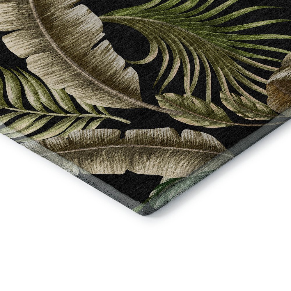 Premium Machine Washable Mayfield  Midnight 8' x 10' Rug. Picture 3