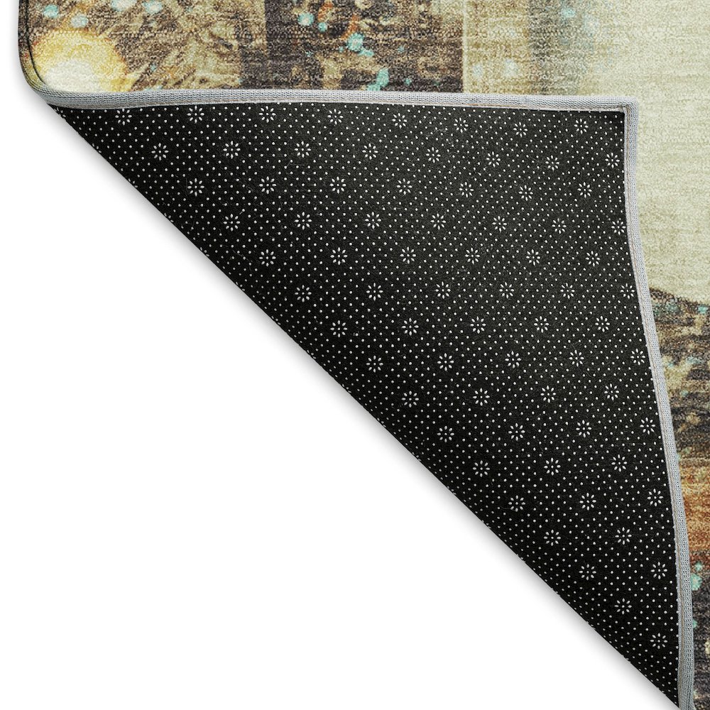 Premium Machine Washable Mayfield  Blue 8' x 10' Rug. Picture 2