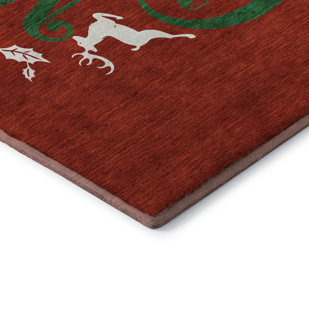 Premium Machine Washable Mayfield  Ruby 8' x 10' Rug. Picture 3