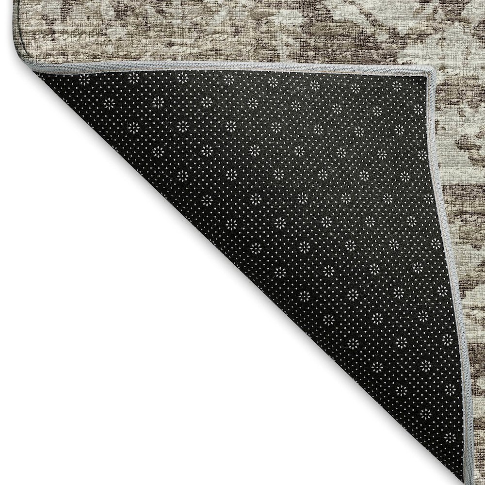 Premium Machine Washable Mayfield  Brown 8' x 10' Rug. Picture 2