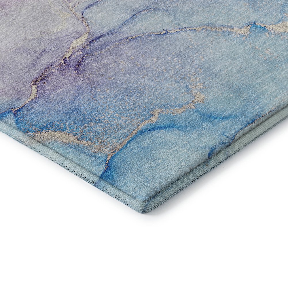 Premium Machine Washable Mayfield  Purple 8' x 10' Rug. Picture 3