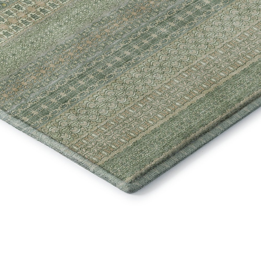 Premium Machine Washable Mayfield  Aloe 8' x 10' Rug. Picture 3