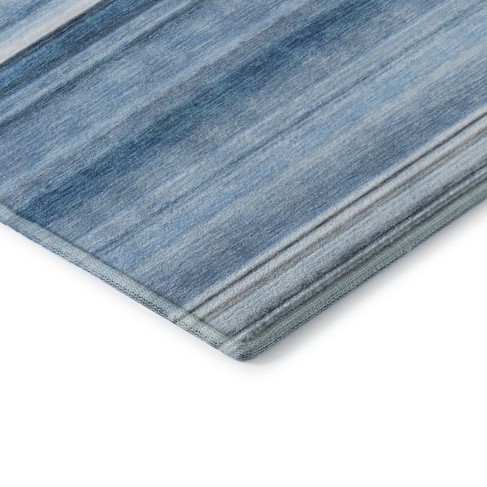 Premium Machine Washable Mayfield  Blue 8' x 10' Rug. Picture 3