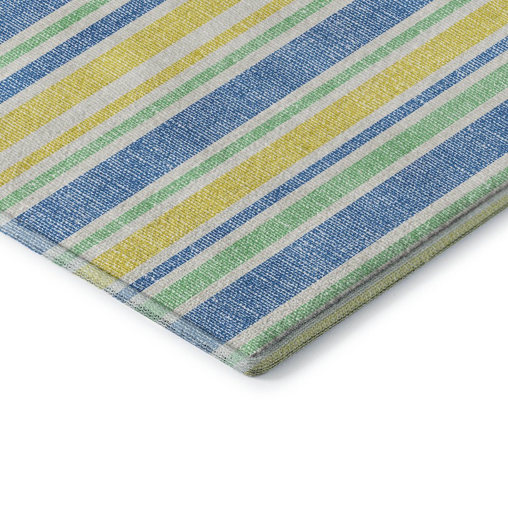 Premium Machine Washable Mayfield  Yellow 8' x 10' Rug. Picture 3
