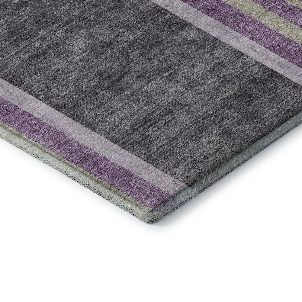 Premium Machine Washable Mayfield  Purple 8' x 10' Rug. Picture 3