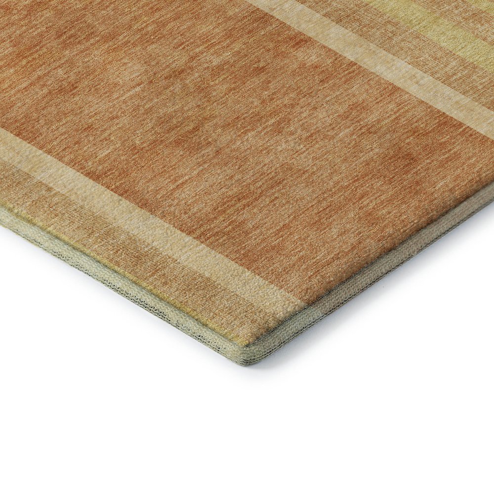 Premium Machine Washable Mayfield  Terracotta 8' x 10' Rug. Picture 3