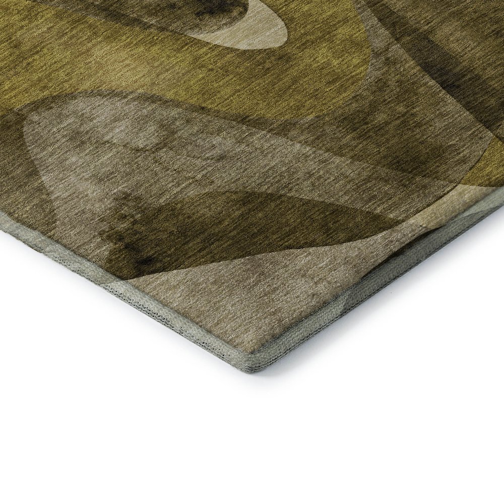 Premium Machine Washable Mayfield  Coffee 8' x 10' Rug. Picture 3