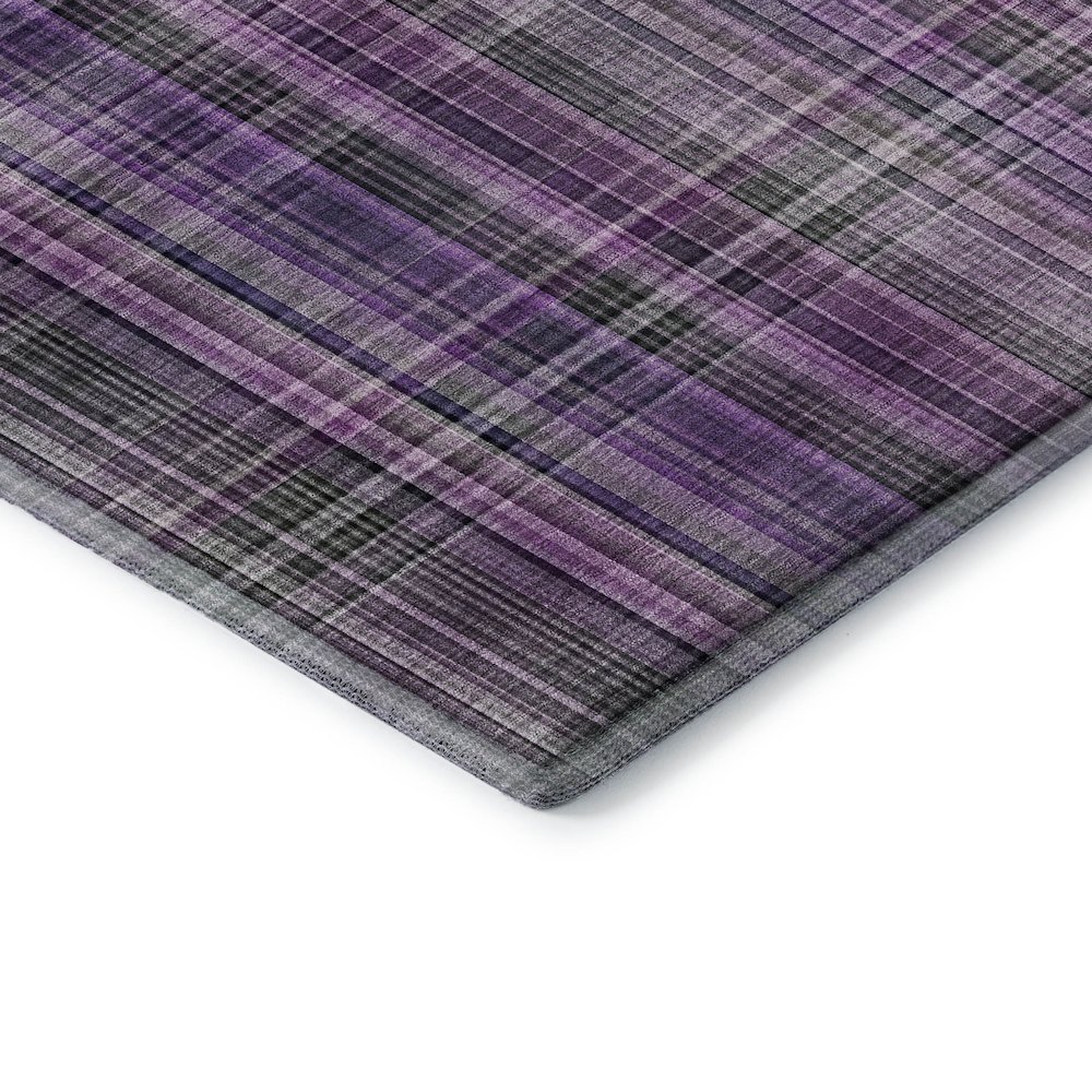 Premium Machine Washable Mayfield  Purple 8' x 10' Rug. Picture 3