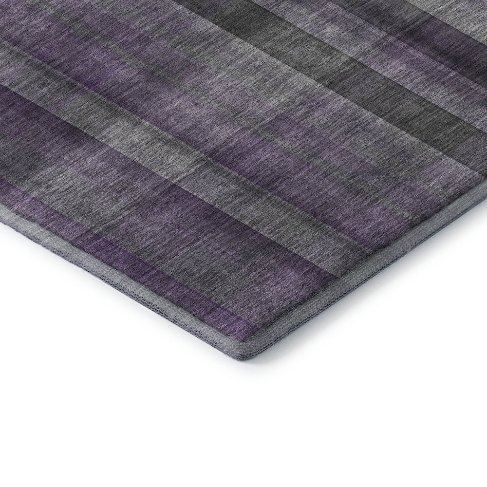 Premium Machine Washable Mayfield  Purple 8' x 10' Rug. Picture 3