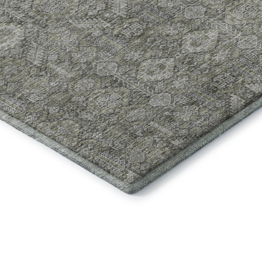 Premium Machine Washable Mayfield  Gray 8' x 10' Rug. Picture 3