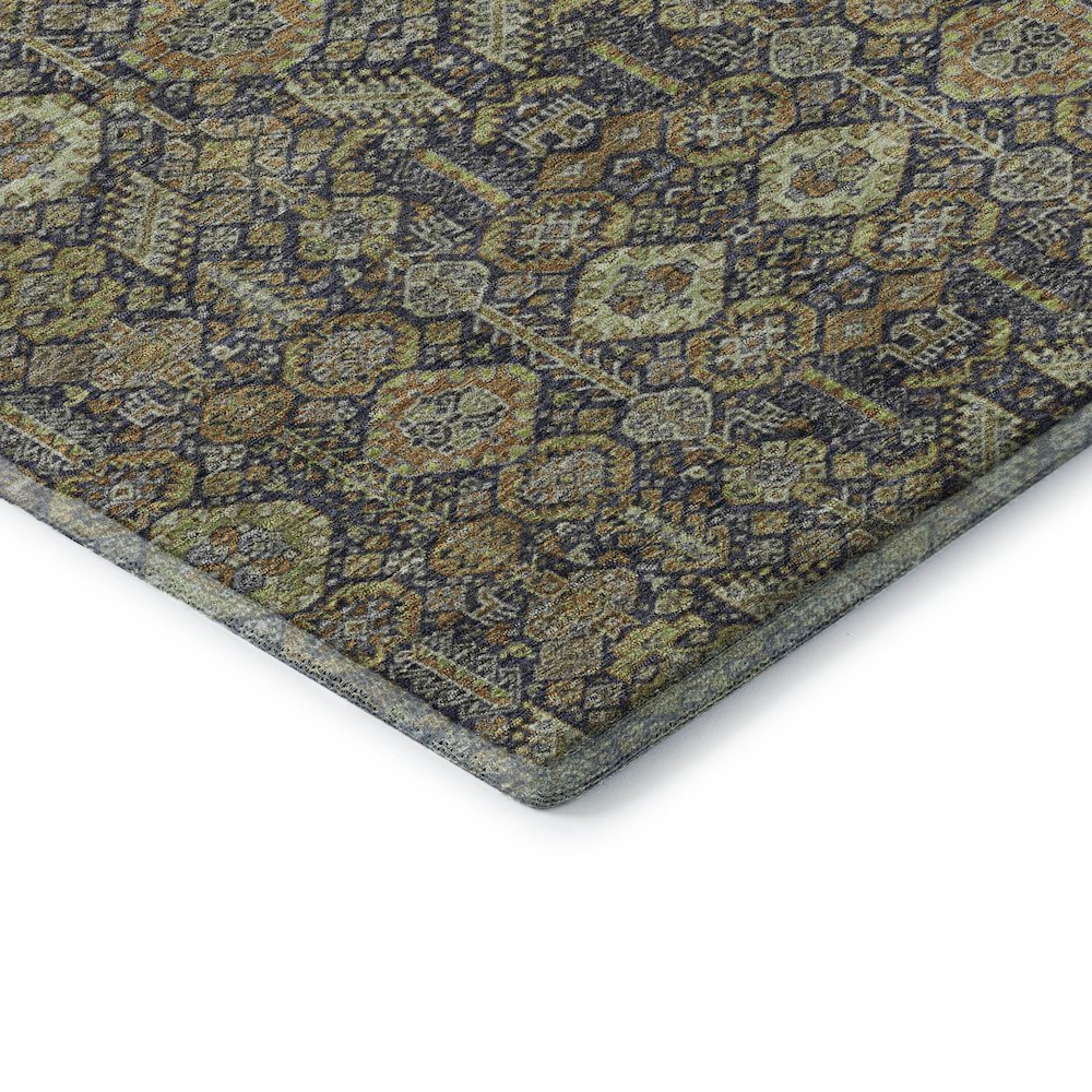 Premium Machine Washable Mayfield  Paprika 8' x 10' Rug. Picture 3