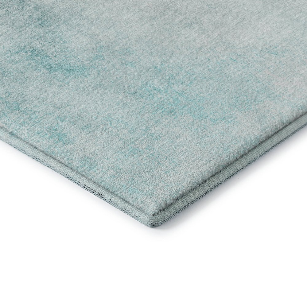 Premium Machine Washable Mayfield  Teal 8' x 10' Rug. Picture 3