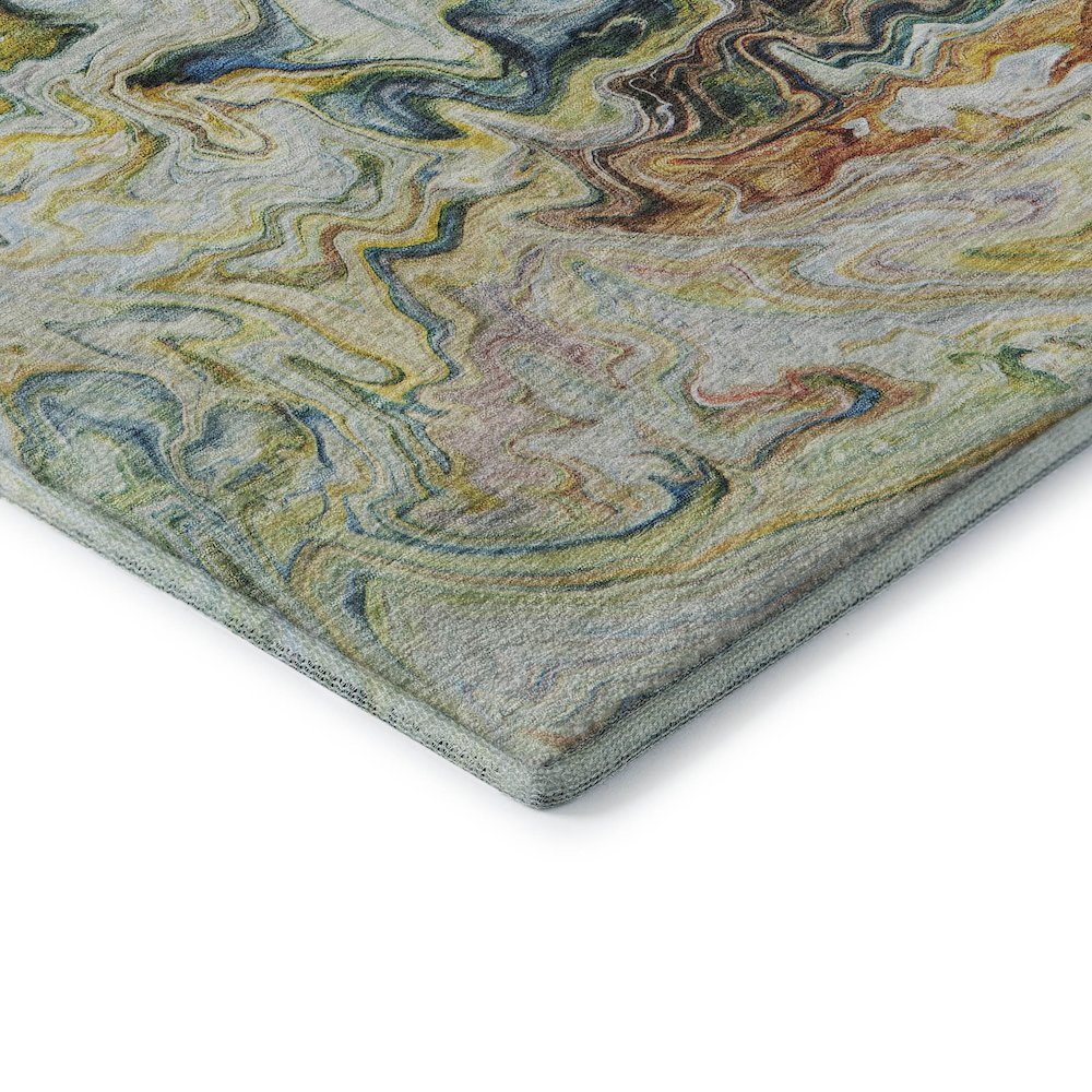 Premium Machine Washable Mayfield  Ivory 8' x 10' Rug. Picture 3