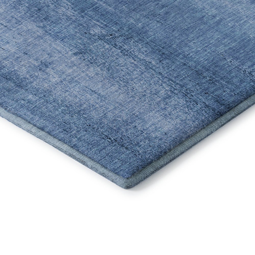 Premium Machine Washable Mayfield  Blue 8' x 10' Rug. Picture 3