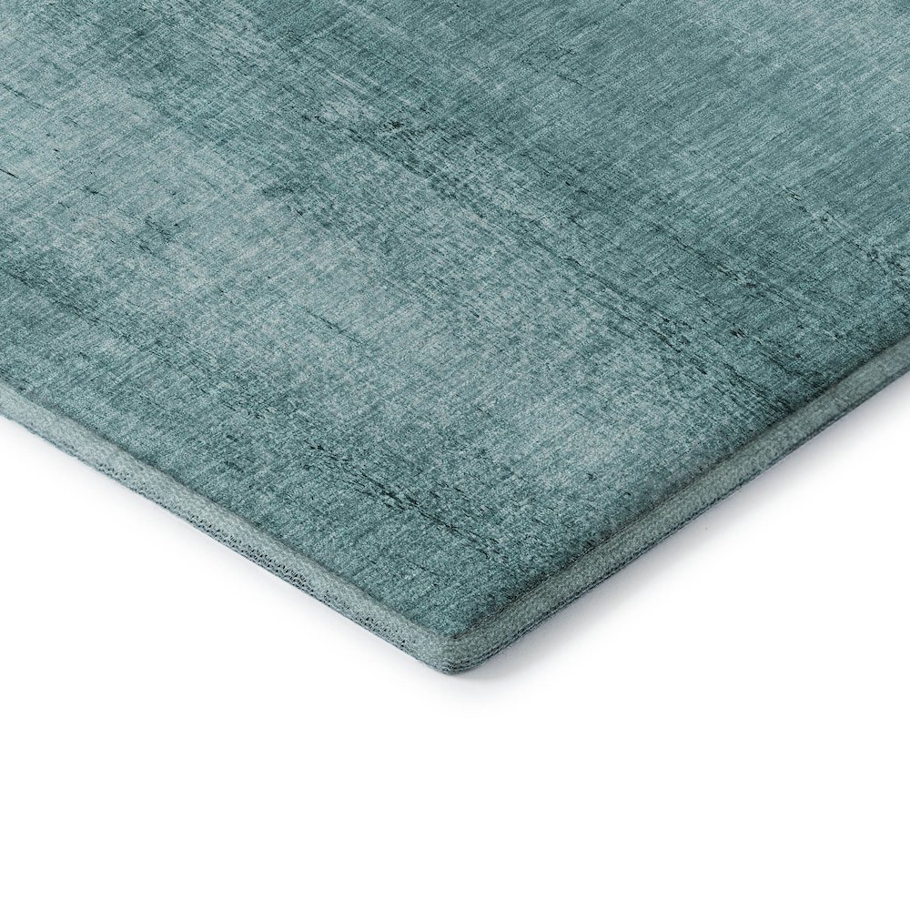 Premium Machine Washable Mayfield  Teal 8' x 10' Rug. Picture 3
