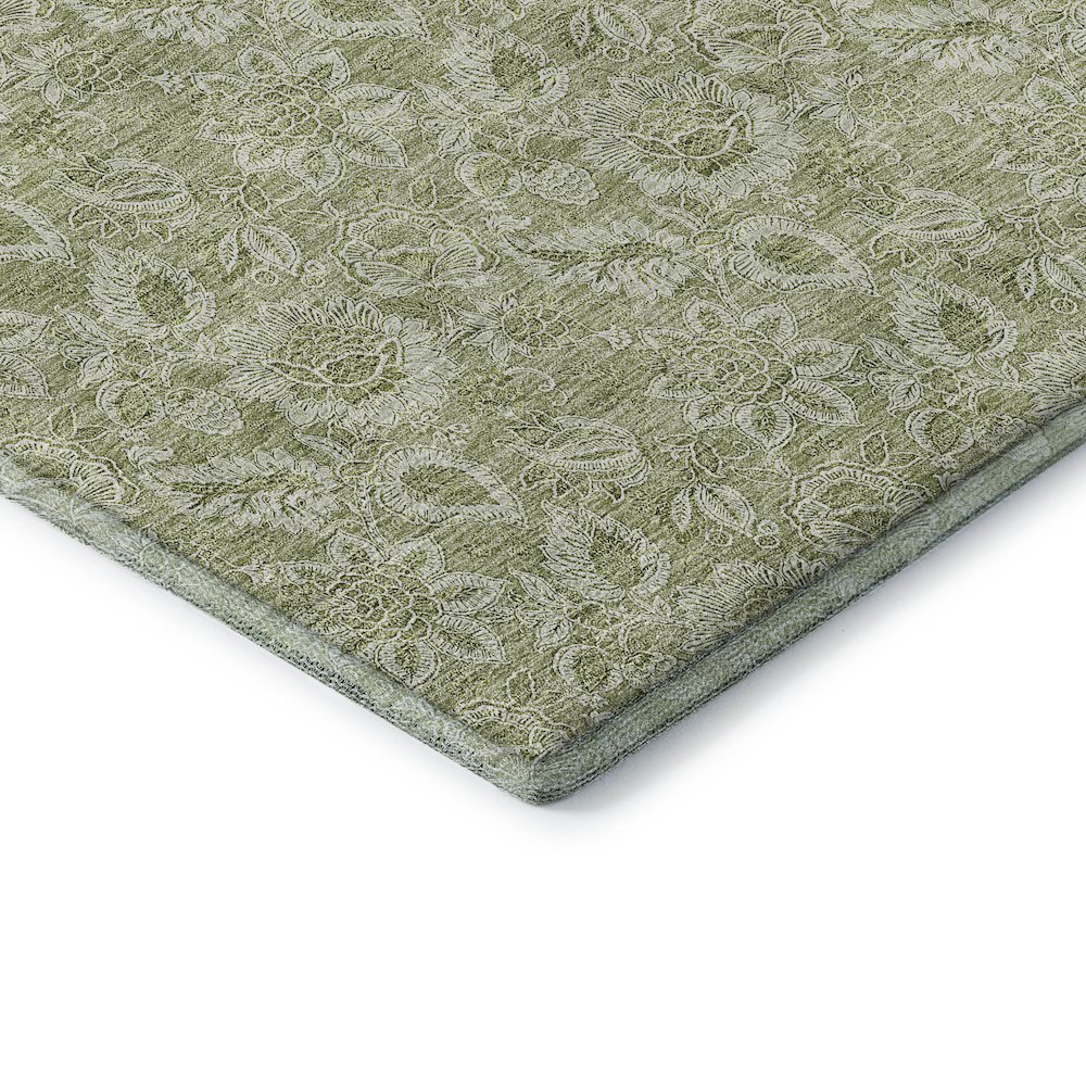Premium Machine Washable Mayfield AMF662 Aloe 8' x 10' Rug. Picture 3