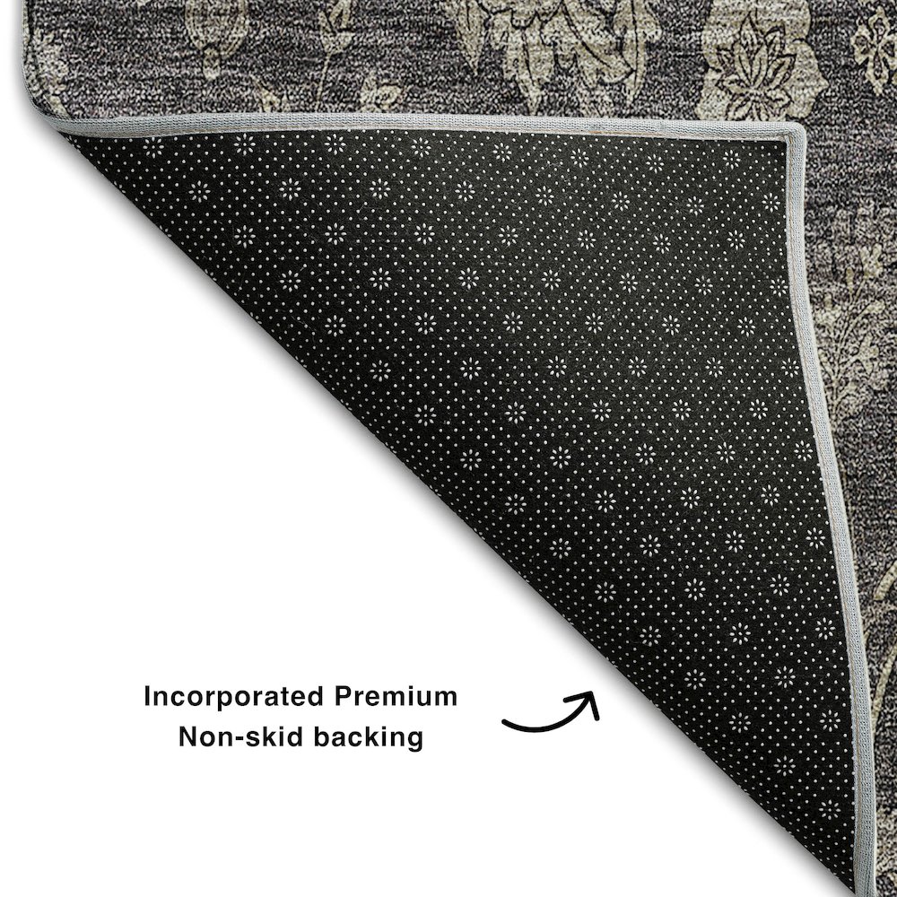 Premium Machine Washable Mayfield AMF680 Taupe 8' x 10' Rug. Picture 2