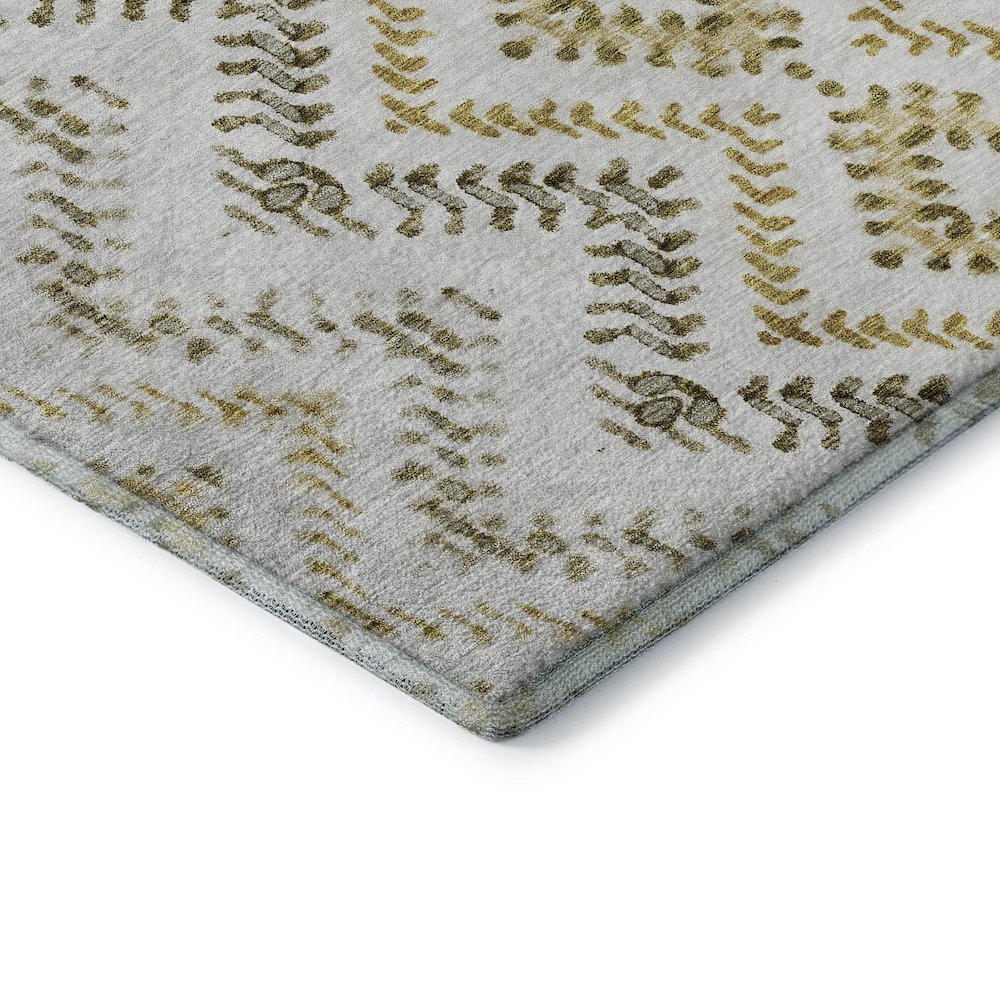 Premium Machine Washable Mayfield AMF684 Taupe 8' x 10' Rug. Picture 3