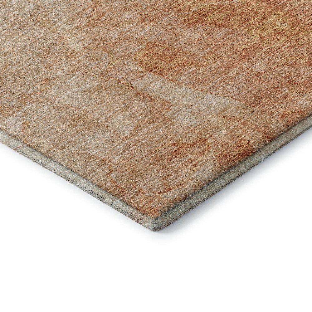 Premium Machine Washable Mayfield AMF688 Salmon 8' x 10' Rug. Picture 3