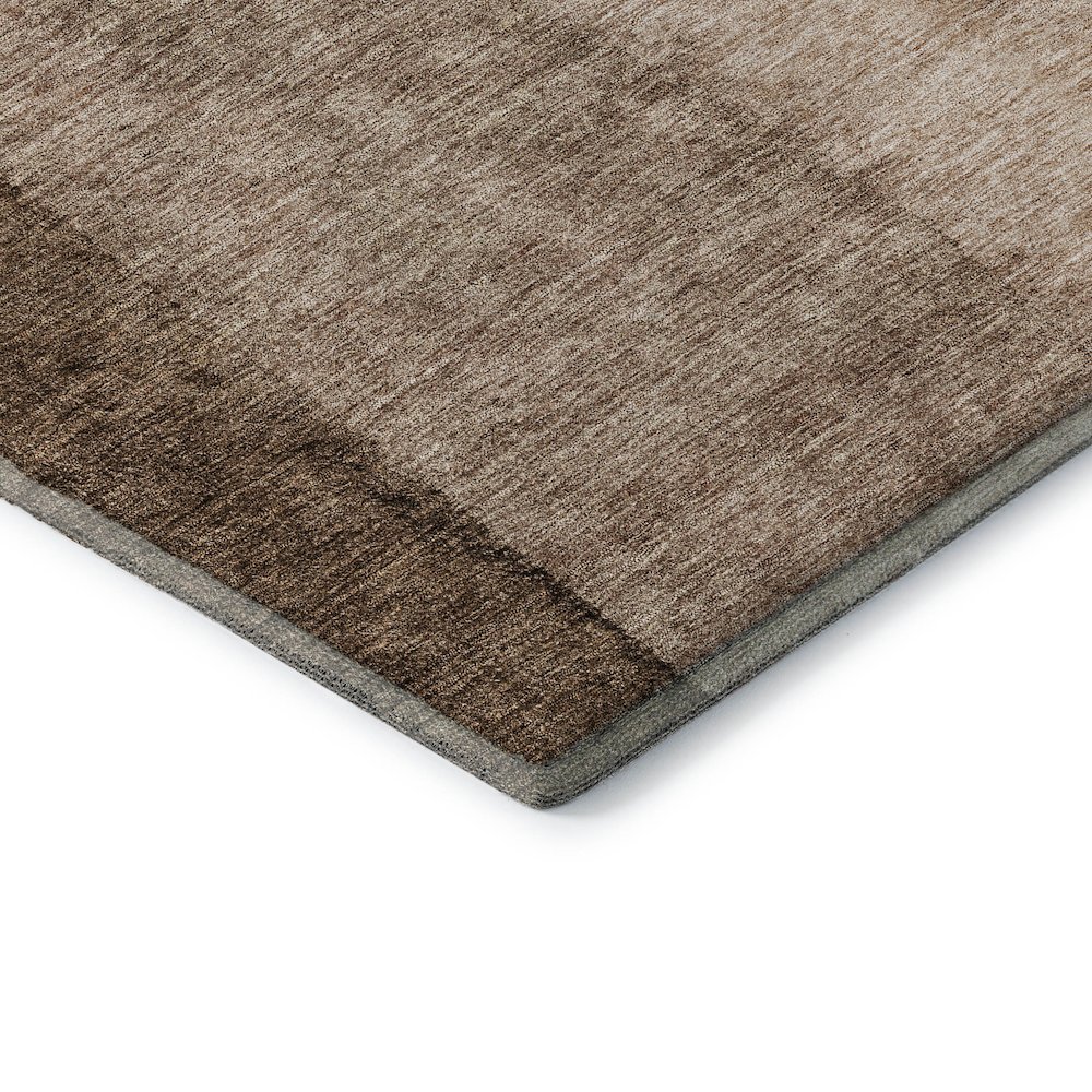 Premium Machine Washable Mayfield AMF690 Brown 8' x 10' Rug. Picture 3