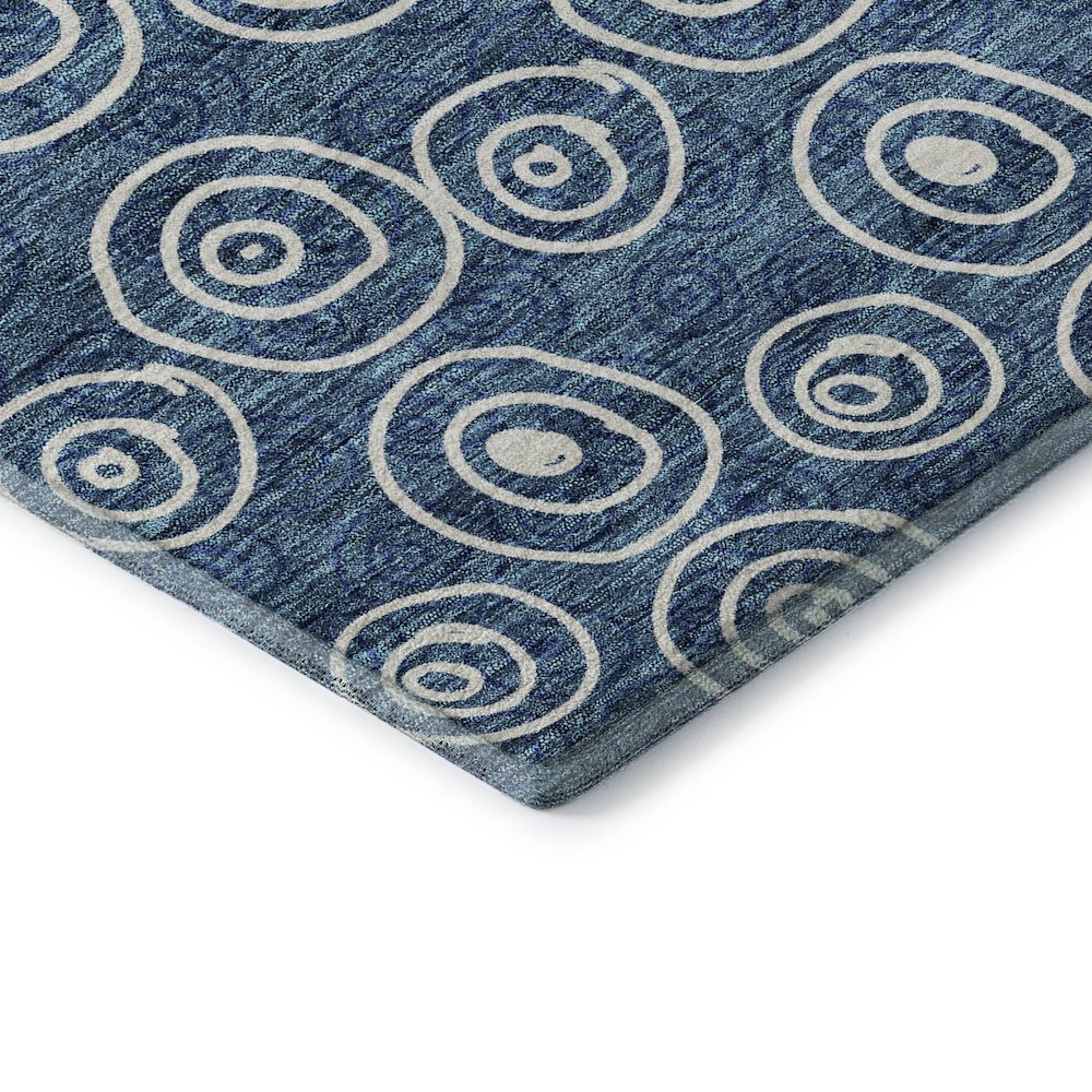 Premium Machine Washable Mayfield AMF728 Blue 8' x 10' Rug. Picture 3