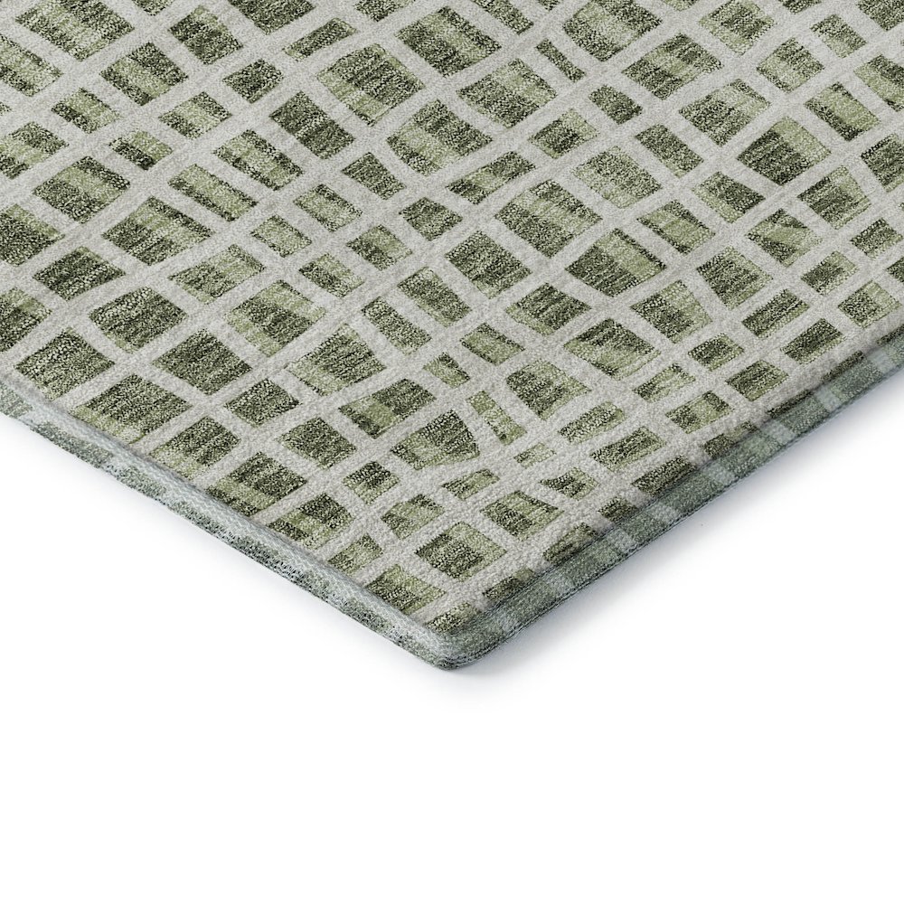 Premium Machine Washable Mayfield AMF729 Green 8' x 10' Rug. Picture 3