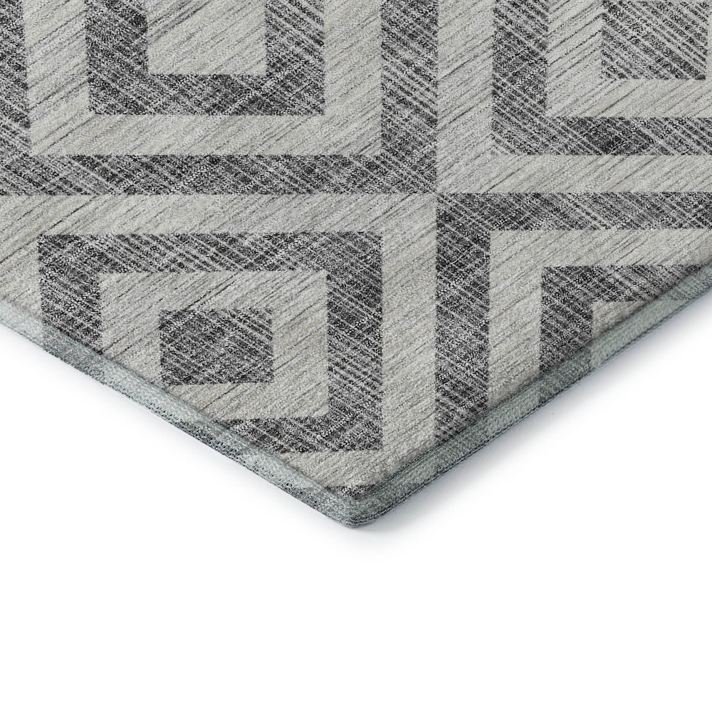 Premium Machine Washable Mayfield AMF733 Gray 8' x 10' Rug. Picture 3