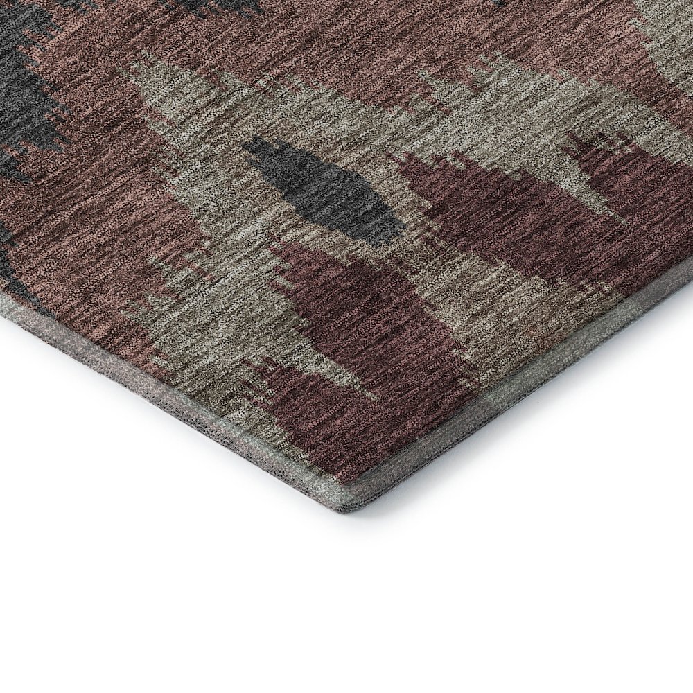 Premium Machine Washable Mayfield AMF743 Burgundy 8' x 10' Rug. Picture 3