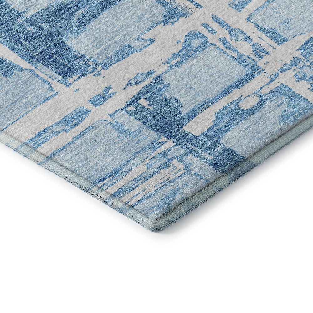 Premium Machine Washable Mayfield AMF745 Sky 8' x 10' Rug. Picture 3
