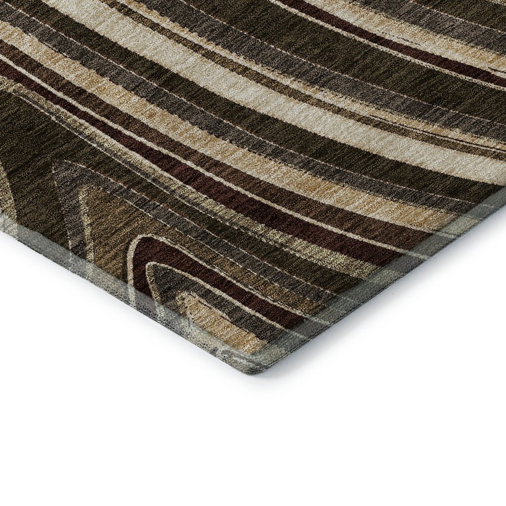 Premium Machine Washable Mayfield AMF756 Fudge 8' x 10' Rug. Picture 3