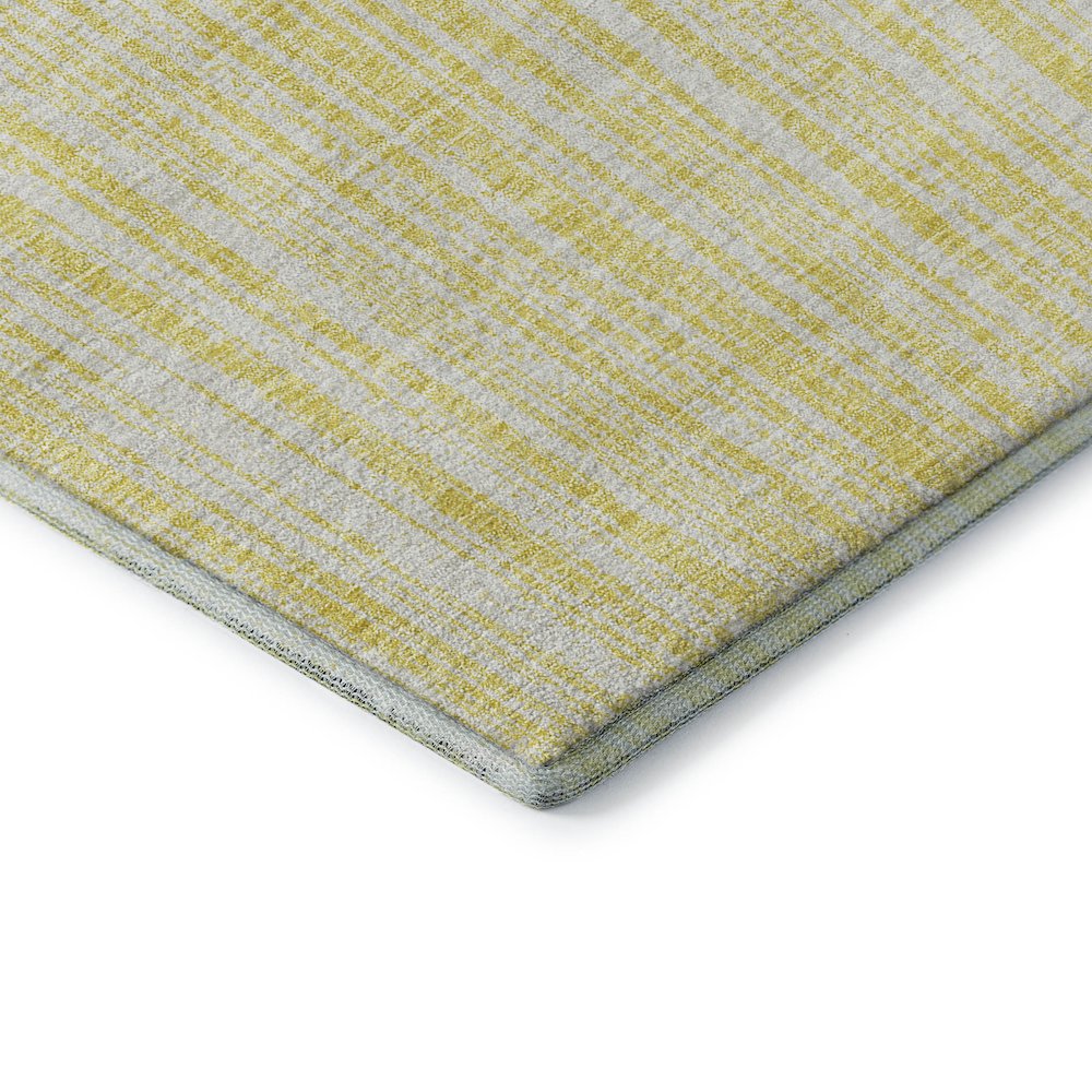 Premium Machine Washable Mayfield AMF760 Yellow 8' x 10' Rug. Picture 3