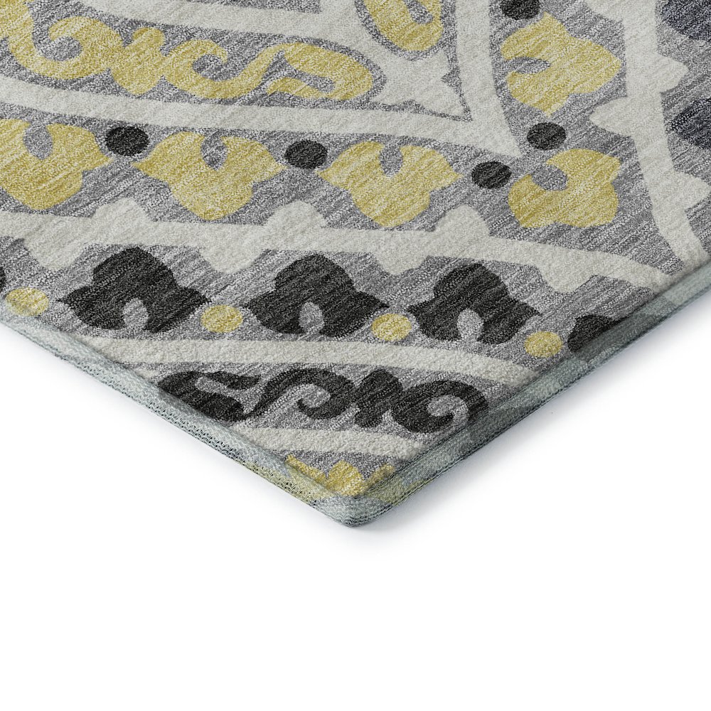 Premium Machine Washable Mayfield AMF761 Gray 8' x 10' Rug. Picture 3