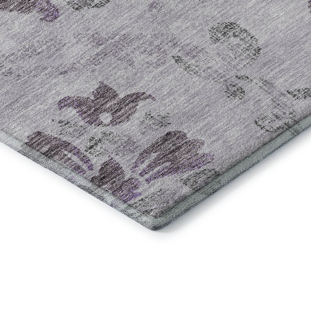 Premium Machine Washable Mayfield AMF762 Lavender 8' x 10' Rug. Picture 3