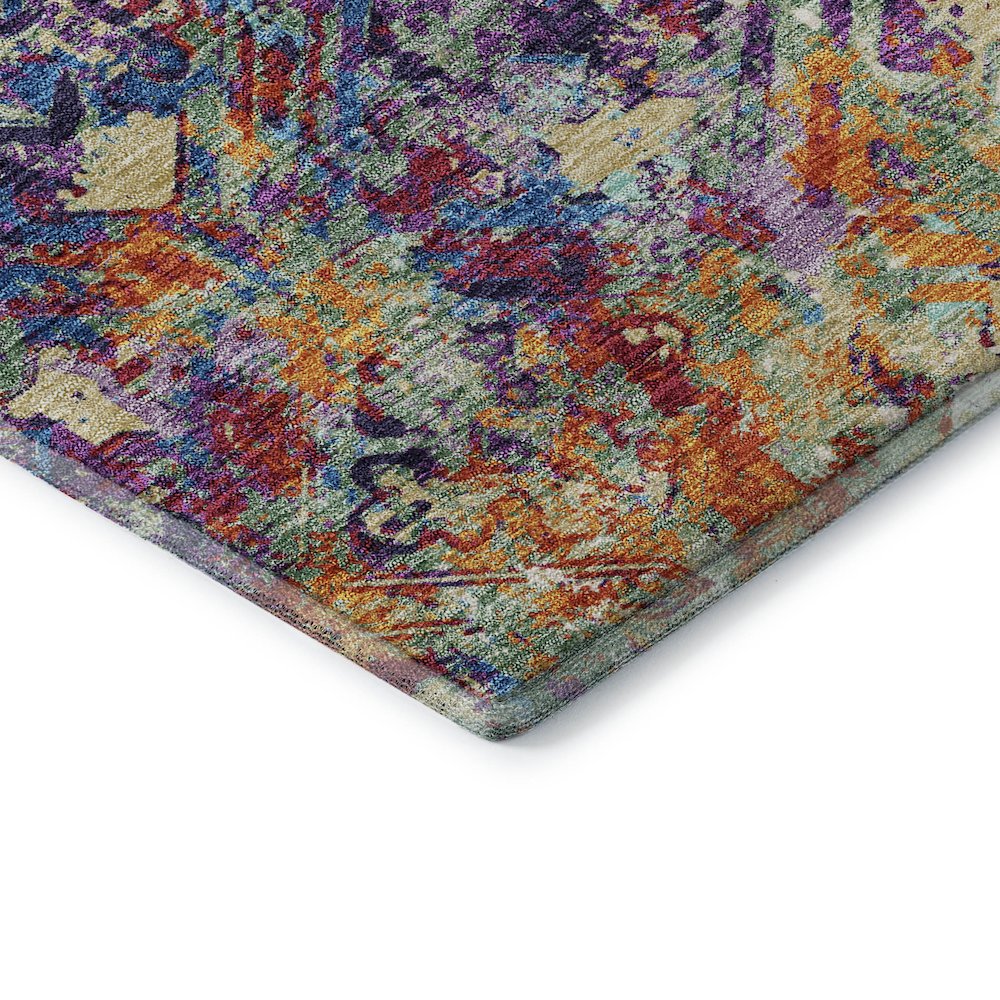 Premium Machine Washable Mayfield AMF768 Copper 8' x 10' Rug. Picture 3