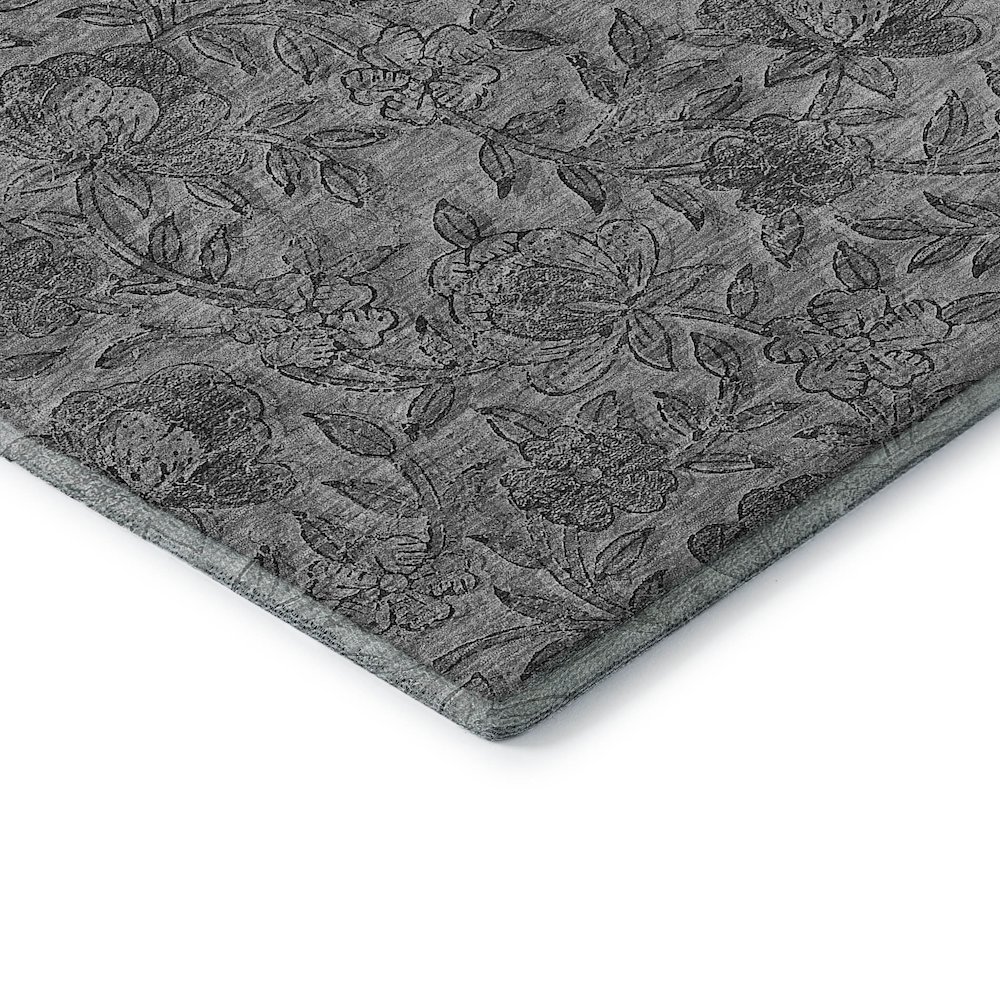 Premium Machine Washable Mayfield AMF771 Gray 8' x 10' Rug. Picture 3