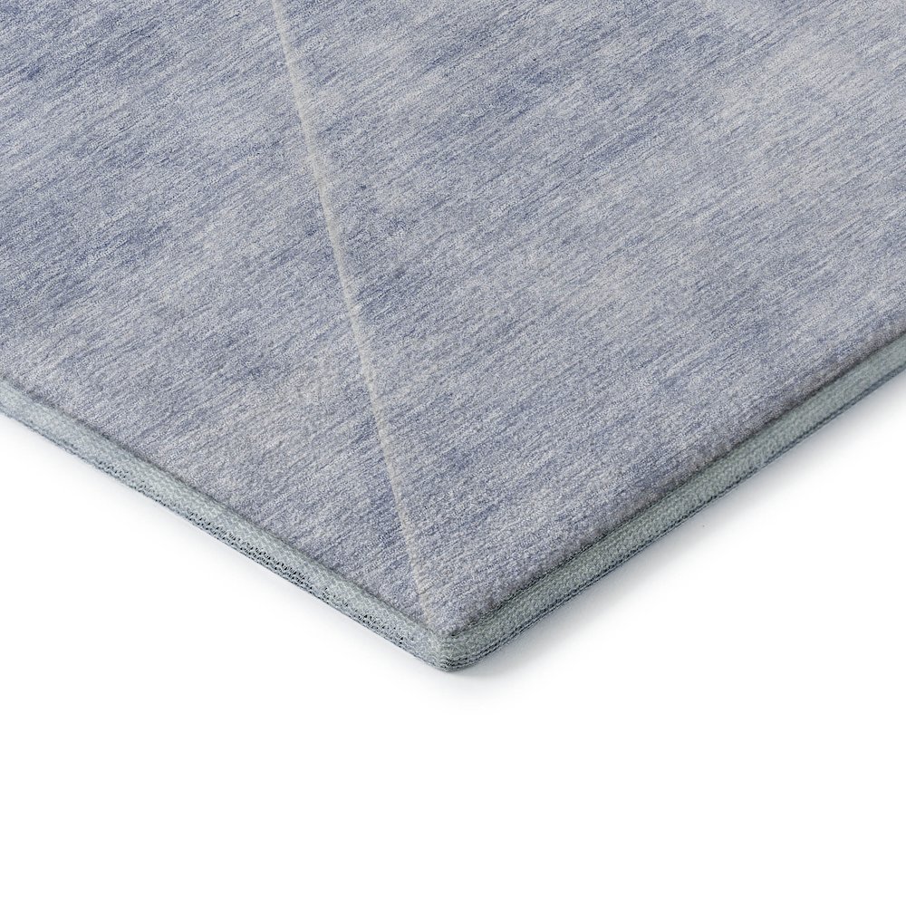 Premium Machine Washable Mayfield AMF779 Blue 8' x 10' Rug. Picture 3