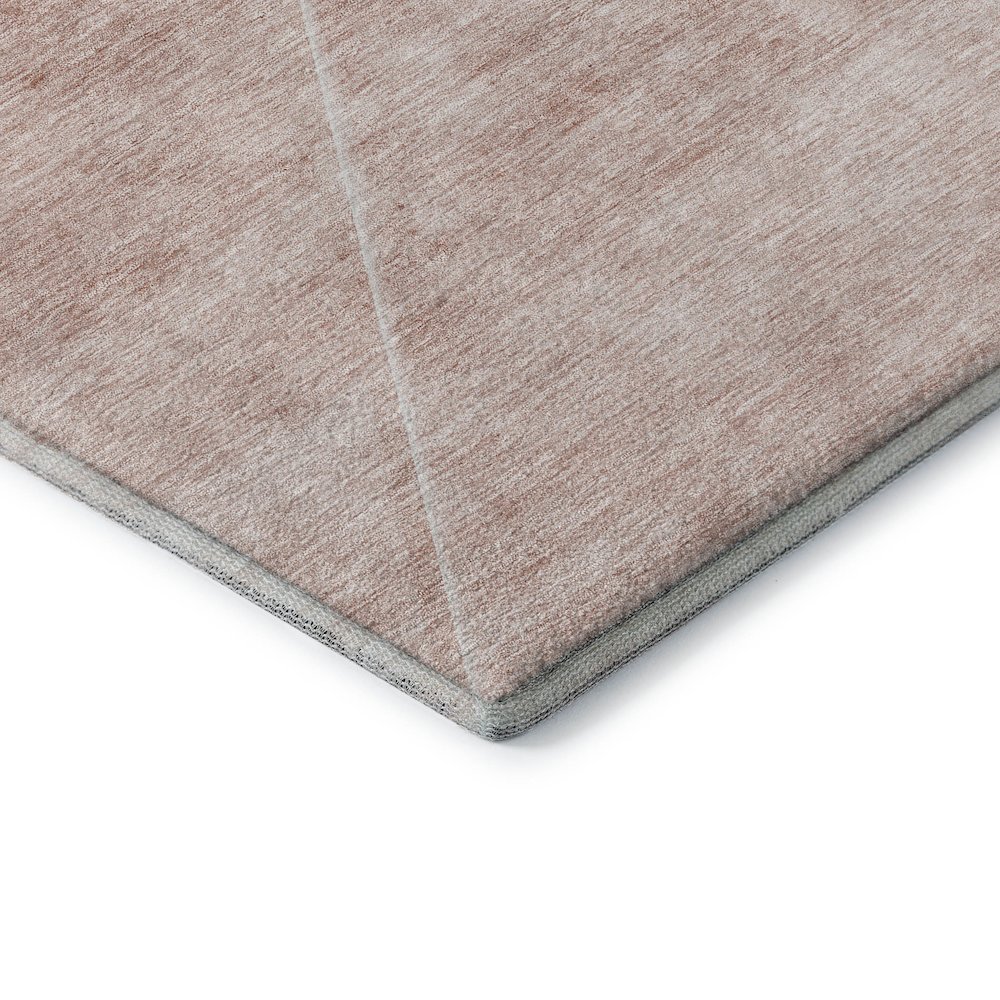 Premium Machine Washable Mayfield AMF779 Salmon 8' x 10' Rug. Picture 3