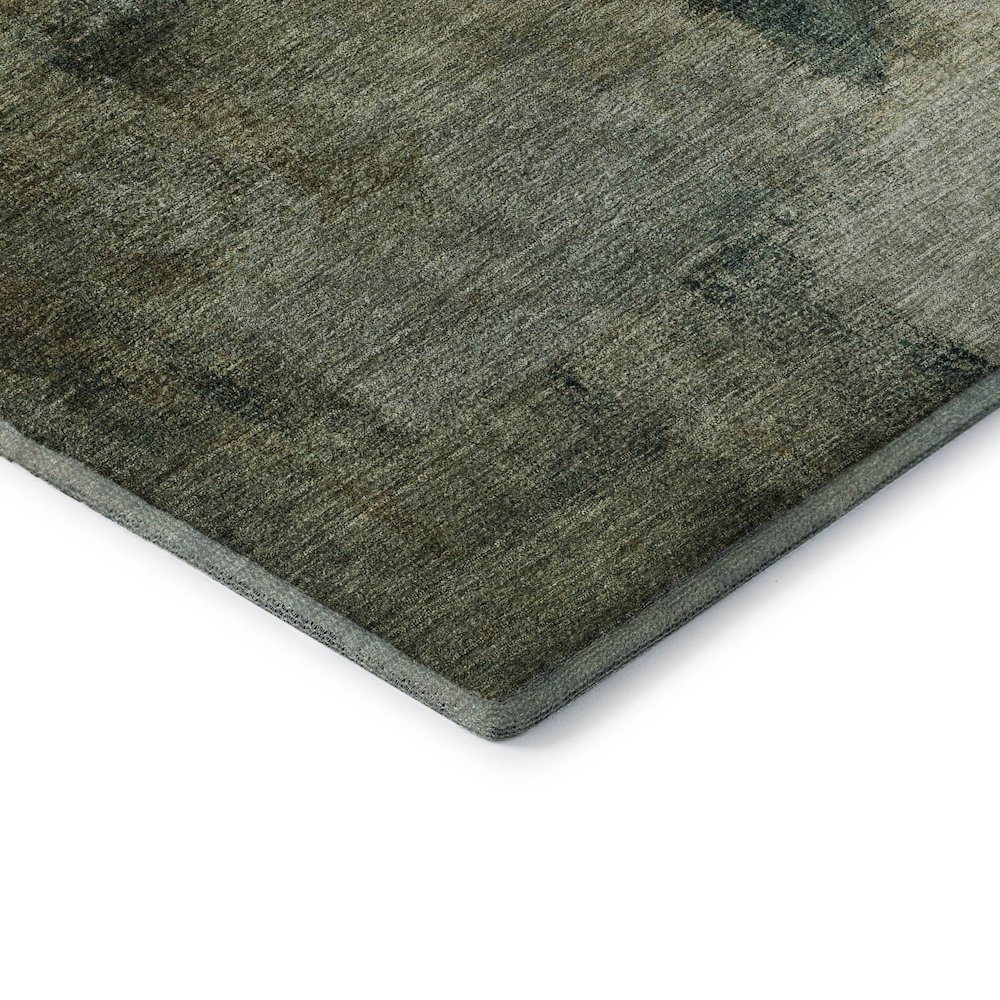 Premium Machine Washable Mayfield AMF787 Brown 8' x 10' Rug. Picture 3