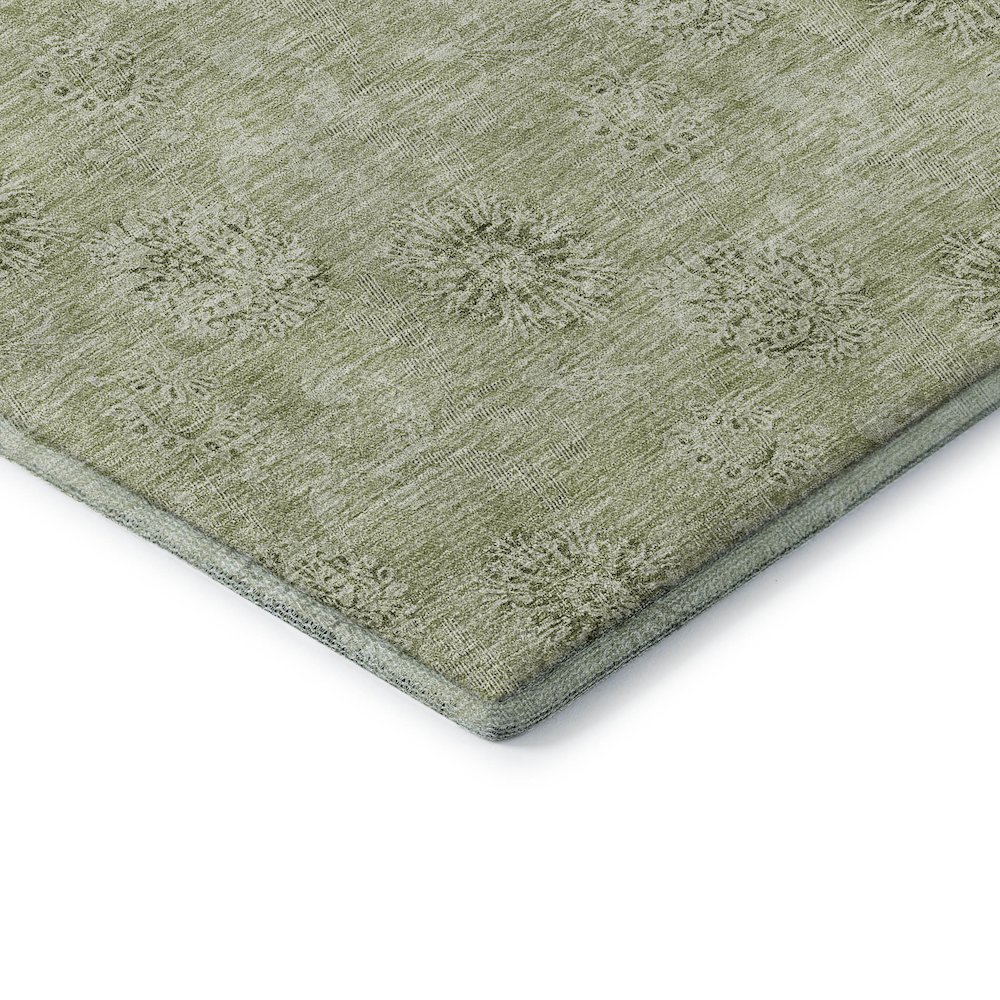 Premium Machine Washable Mayfield AMF789 Sage 8' x 10' Rug. Picture 3