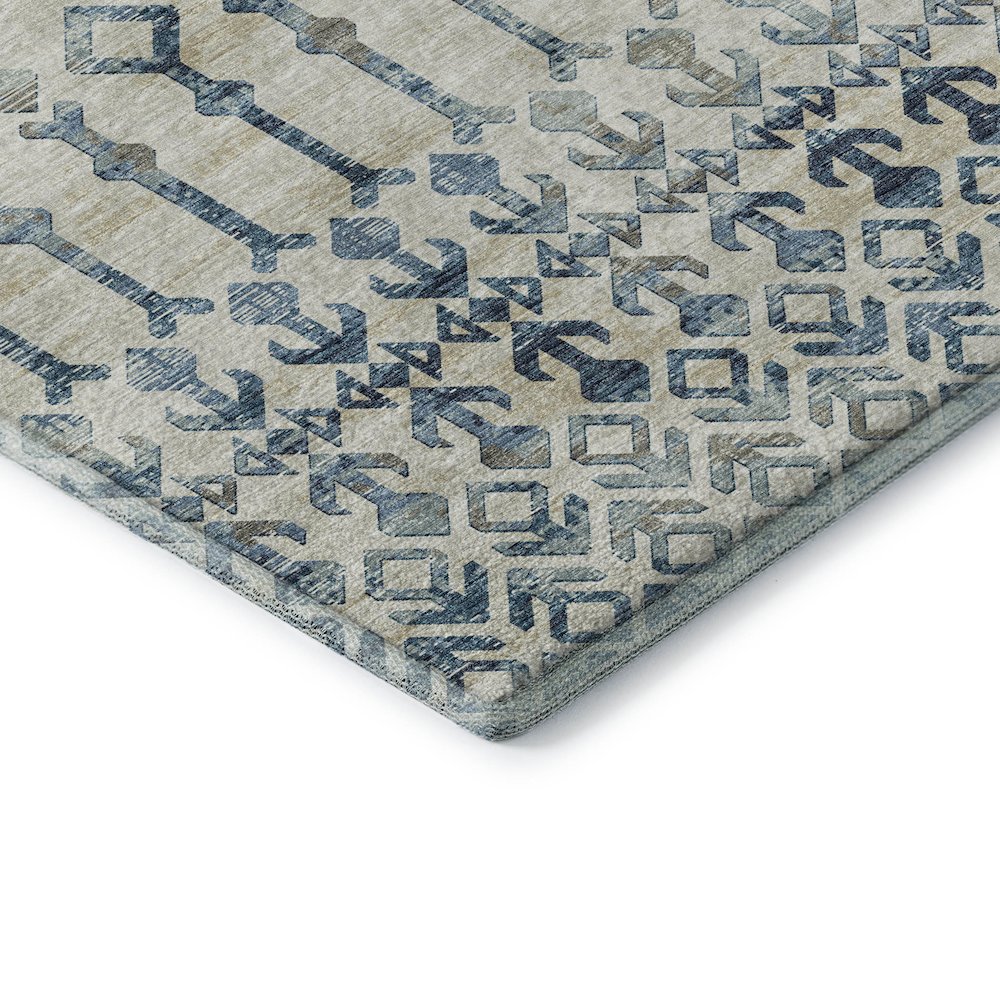 Premium Machine Washable Mayfield  Ivory 8' x 10' Rug. Picture 3