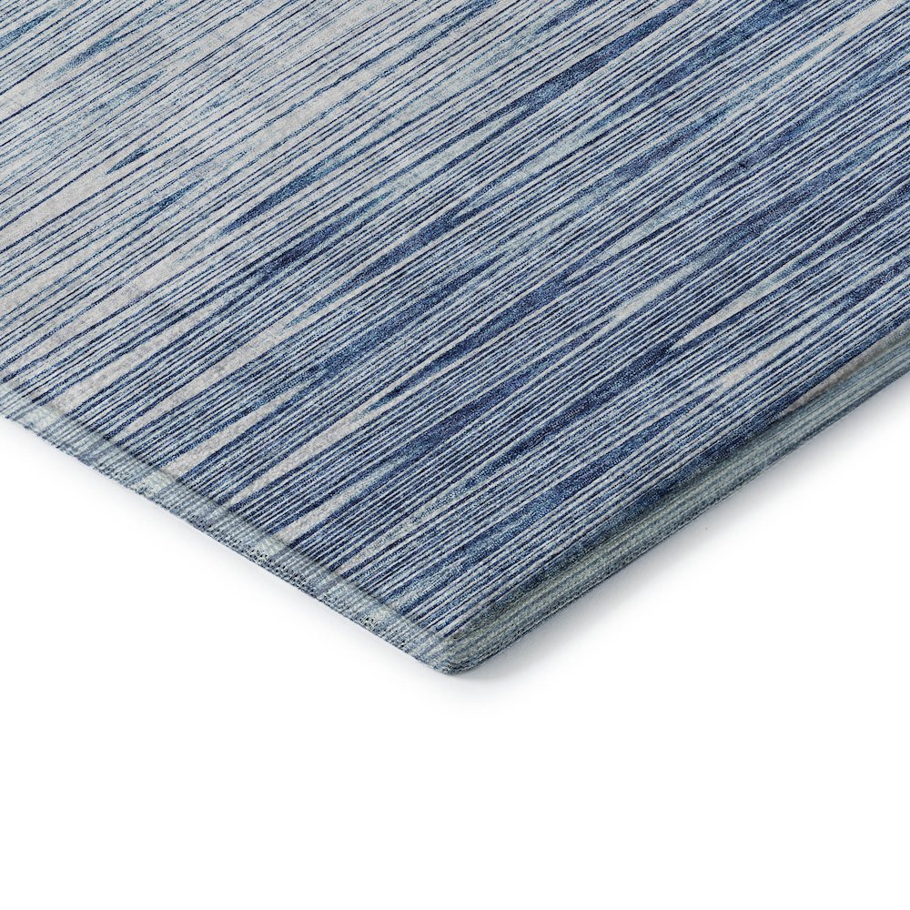 Premium Machine Washable Mayfield AMF800 Blue 8' x 10' Rug. Picture 3