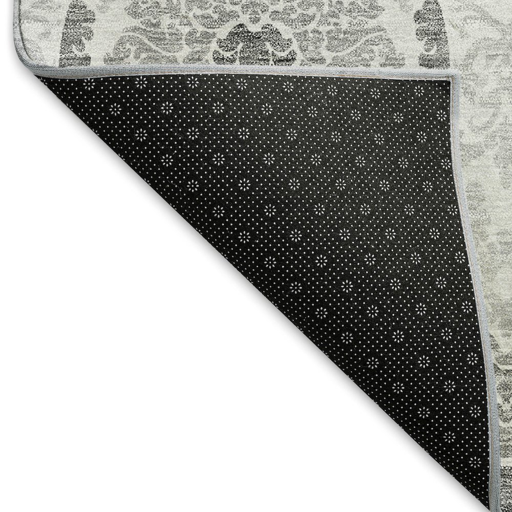Premium Machine Washable Mayfield AMF808 Silver 8' x 10' Rug. Picture 2